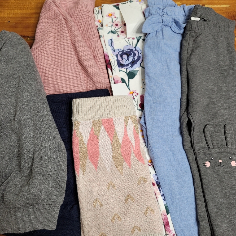 7 piece toddler girl H&M bundle
